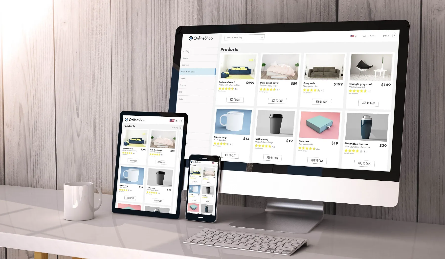Stunning E-commerce website